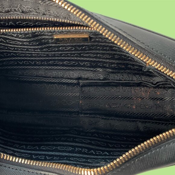 Prada Black Leather Shoulder Bag - Picture 7 of 7